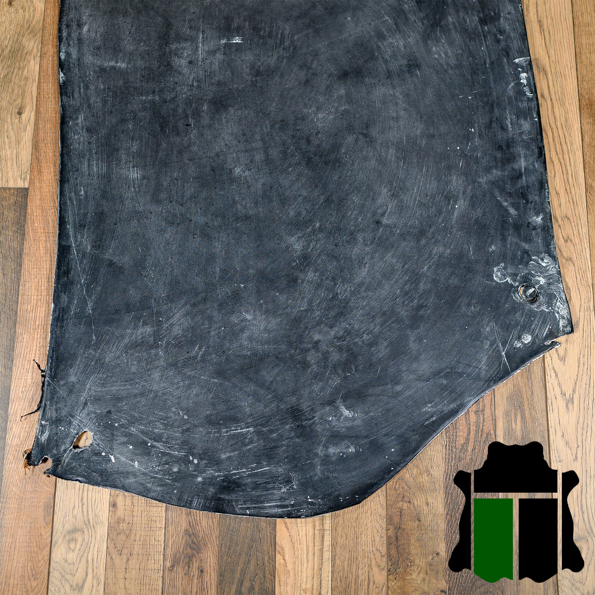 Black Oak Bark Bridle Butt | J&FJ Baker & Co | Oak Bark Tanned